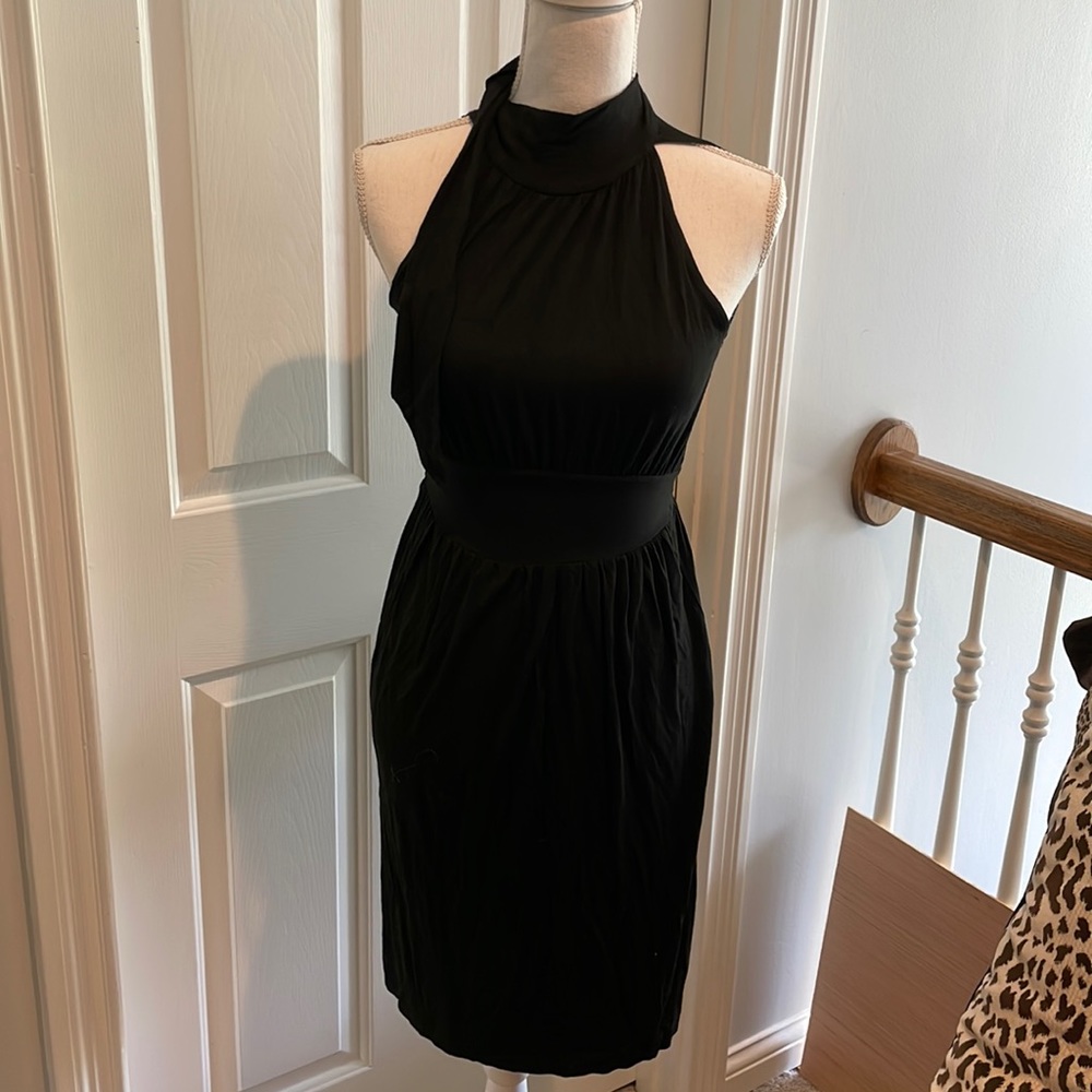 Lewis Cho Vintage Black Halter Dress